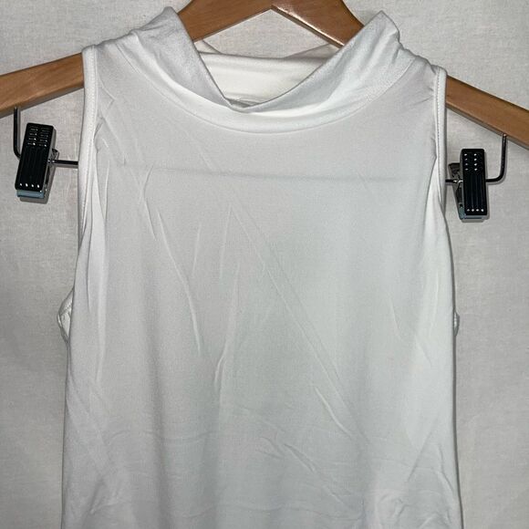 White bodysuit mock neck - Picture 12 of 13